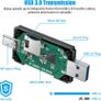 SD Card Reader, 3.0 Micro SD Card Reader & USB C Card Reader Memory Card Reader OTG SD Adapter for SDXC, SDHC, MMC, TF RS-MMC Micro SD and UHS-I Cards with Windows Smartphone Computer Laptop etc Image 3