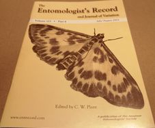 SALE! The Entomologist's Record and Journal of Variation Vol 123 part 4 July/Aug 2011