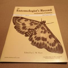 SALE! The Entomologist's Record and Journal of Variation Vol 123 part 4 July/Aug 2011