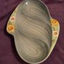 1950's Shorter and Sons Serving Dish - Hand Painted Image 2