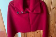 Red Wool Cape