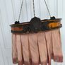 Antique Victorian/Edwardian Silk Fringe Ceiling Light Shade Image 7