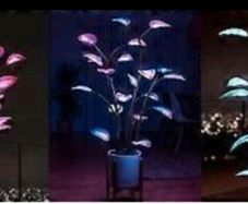 New, colour changing Led, Bonsai flower light, with a remote control