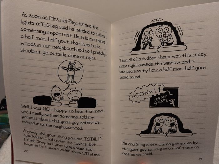 Diary of an awesome friendly kid by Jeff Kinney HARDBACK