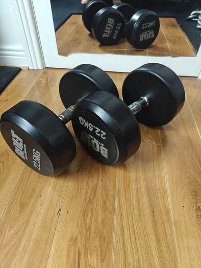 22.5kg dumbbells