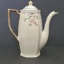 Vintage Klimax Japanese Porcelain Coffee Pot Octagonal Hand Painted 1950s Image 6