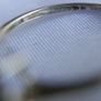 Vintage 9ct White Gold 375 Sapphire Cluster Ring size:P 2,07g Image 10
