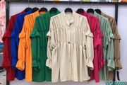 Dress Shirt Tunic Blouse