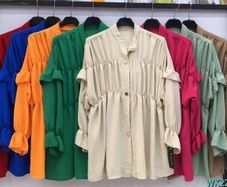 Dress Shirt Tunic Blouse