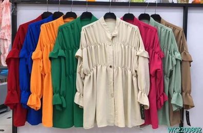 Dress Shirt Tunic Blouse
