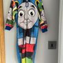 Tesco F+F Unisex Thomas the tank engine onesie with zip Size 18-24 mths Image 3