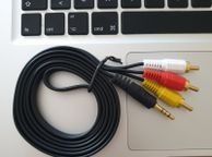 main image for ad 3.5mm Male jack to 3 RCA Male Audio Video Cable(Temp OUT OF STOCK)