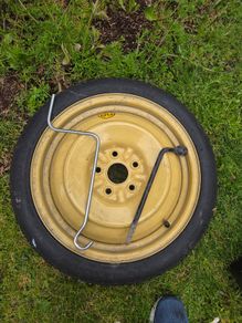Toyota Corolla Space Saver Spare Wheel with Tools Bridgestone, Like New