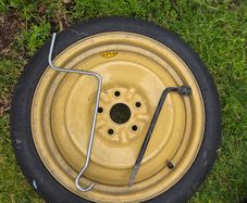 Toyota Corolla Space Saver Spare Wheel with Tools Bridgestone, Like New