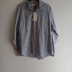 R.M Williams mans shirt. 4XL. chequered. 100% cotton.