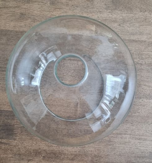 Ceiling retro glass lamp