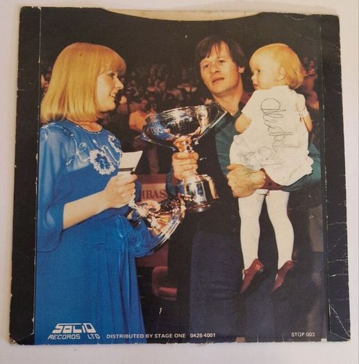 Alex "Hurricane" Higgins SIGNED 1-4-7 Vinyl (1982) - Near Mint Record