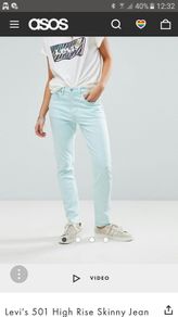 Levi's High Rise Skinny Jeans
