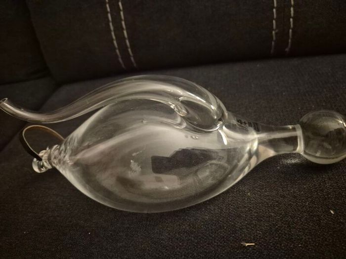Vintage Skruf Sweden Glass Water Barometer / Thunder Bottle (MCM)