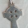 silver chain and  Celtic cross Image 4