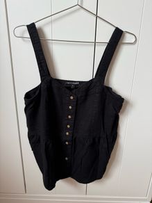 Next petite ladies women button-up camisole, tank blouse, top, very good condition