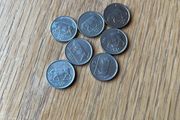 5p coins x 7