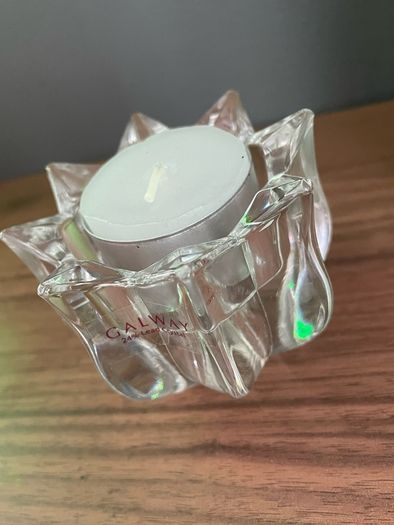 Galway Irish Crystal Tulip Votive 5.5 cm