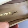 Pedro Anton White Leather Ballerina Flats Eu 41 Size 7/ Image 8