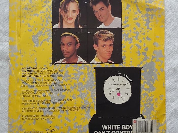 Culture Club- Time (clock of the heart) 7" Vinyl