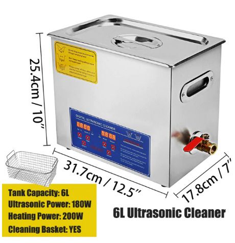 6L Ultrasonic Cleaner Lave-Dishes Portable Washing Machine Diswasher Ultrasound Home Appliances
