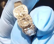 14K White Gold Diamond Ring