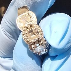 14K White Gold Diamond Ring