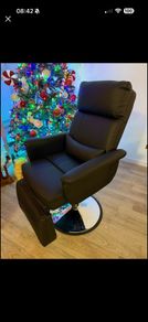 Reclining Beauty Salon Chair - Adjustable Hydraulic Bed Table Spa Facial Couch with 360 degrees Swivel for Pedicure and Massaging