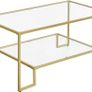 Glass Coffee Table with 2 Tempered Glass Shelves Image 4