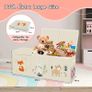 Toy Box Storage with Lid, Kids' Toy Chests & Boxes, Foldable Soft Toys Storage Organiser 99x34x39cm Extra Large Toy Bins Nursery Playroom Bedroom (Beige) Image 3