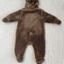 H&M All in One Brown Pram Suit with Ears 2-4 months & Knit Cardigan 4-6 months Image 5