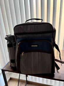 Picnic backpack with cutlery