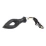 2x 12V Black Motorcycle Indicators Turn Signal Light Image 4