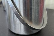 Insulated stainless ice bucket with handle