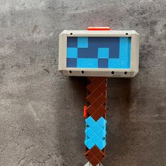 Nerf Minecraft Diamond Pickaxe Dart Blaster