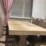 marble dining table and 8 chairs Image 2