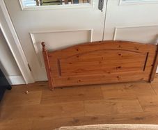pine headboard