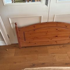 pine headboard