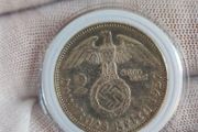 2 Reichsmark 1937 A Berlin WW2 Silver Coin third Reich (Like a mirror)