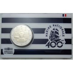 France 2 Euro Brilliant Uncirculated Coin 2026 - French Navy
