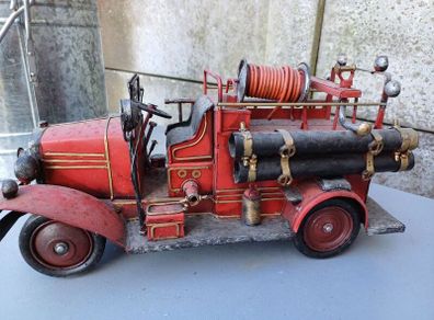 Vintage Collectible Metal Fire Truck
