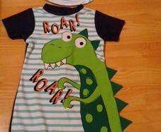 Dinosaur Swimsuit & Hat