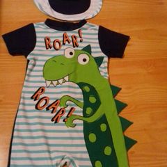 Dinosaur Swimsuit & Hat