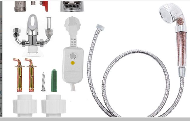 FlowerW Electric Water Heater 80L Temperature Setting Range Water Pressure with Tank Water Heater for Kitchen Bathroom