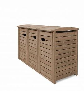 Triple Wheelie Bin Storage